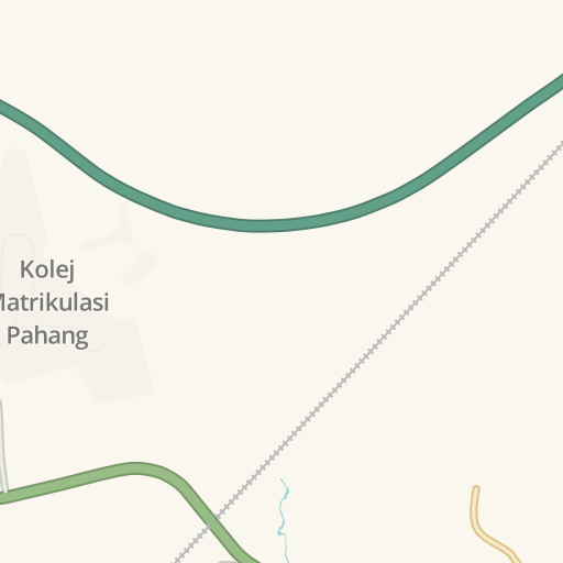 Driving directions to Jalan Kolej Matrikulasi Pahang, Jalan Kolej 