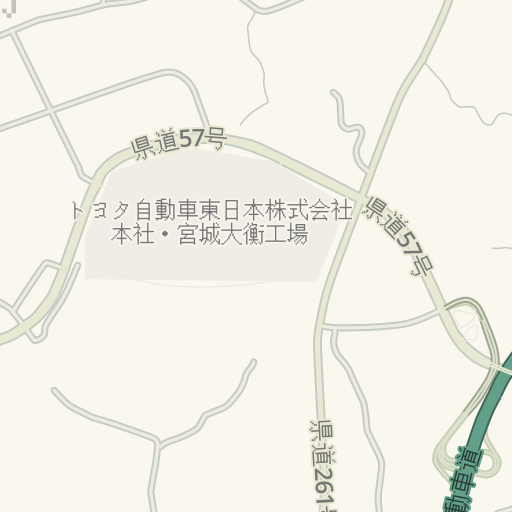 Driving directions to トヨタ自動車東日本㈱ 宮城大衡工場, Ōhira - Waze