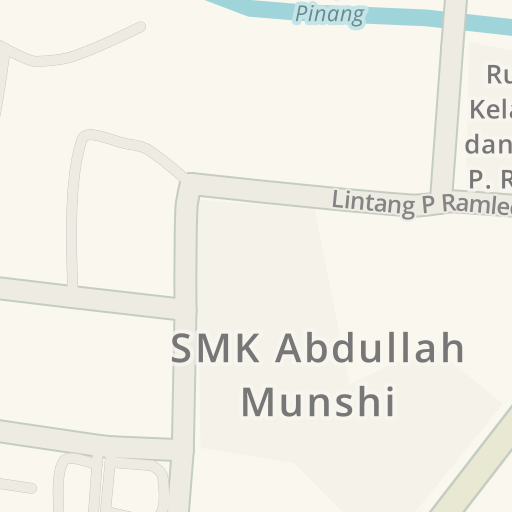 Naptstviya Do Smk Abdullah Munshi Jalan P Ramlee George Town Waze