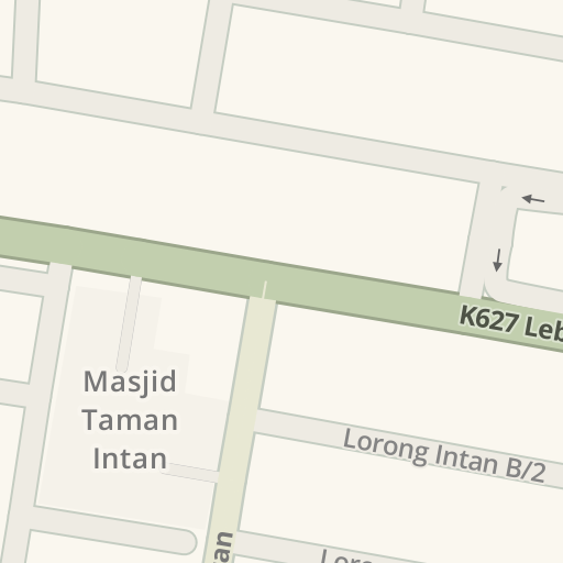 Marshrut V Masjid Taman Intan Lebuh Intan Sungai Petani Waze