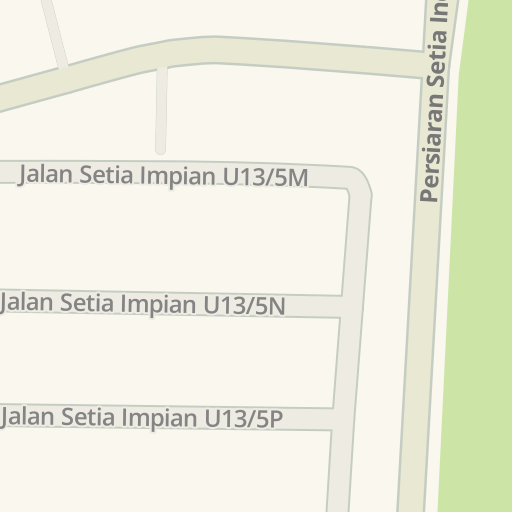 去Pusat Kitar Semula Pintar Seksyen U13, Shah Alam 的驾驶路线- Waze