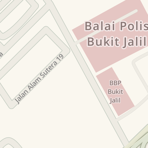 Driving Directions To Balai Polis Bukit Jalil 37313 Jalan Alam Sutera Utama Kuala Lumpur Waze