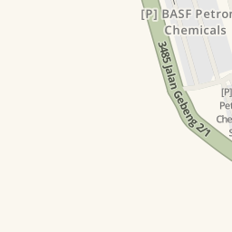 Driving directions to BASF Petronas Chemicals, 3485 Jalan Gebeng 2 