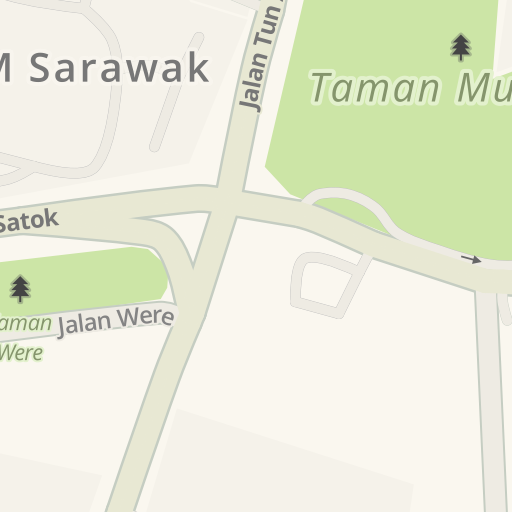 Marshrut V Majlis Sukan Negeri Sarawak Jalan Taman Budaya Kuching Waze