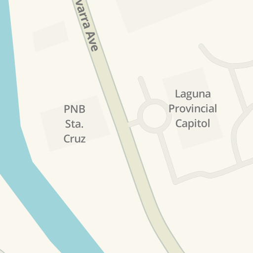 Driving directions to PNB Sta. Cruz P Guevarra Santa Cruz Waze