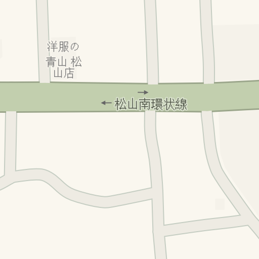 去洋服の青山松山店 松山市的驾驶路线 Waze