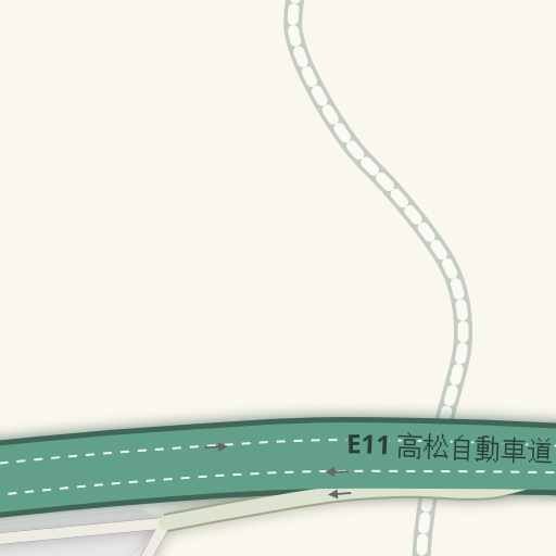去鳴門西ｐａ下り大型車駐車場 E11 高松自動車道 鳴門市的驾驶路线 Waze