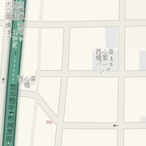 Driving Directions To 大阪心斎橋 1 Chome 10 Nishishinsaibashi Waze
