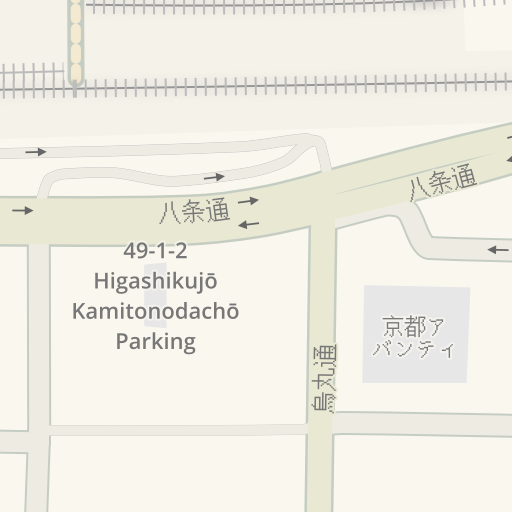 Información de tráfico en tiempo real para llegar a 新・都ホテル 