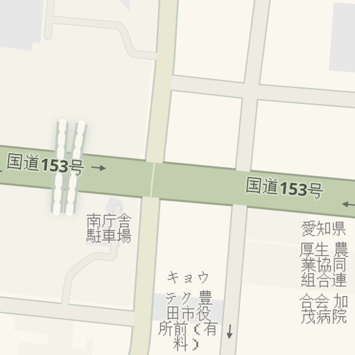 Naptstviya Do 豊田市役所 前駐車場 豊田市 Waze