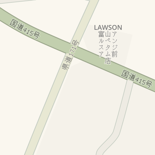 Driving Directions To Lawson 富山アルペンスタジアム前店 富山市 Waze