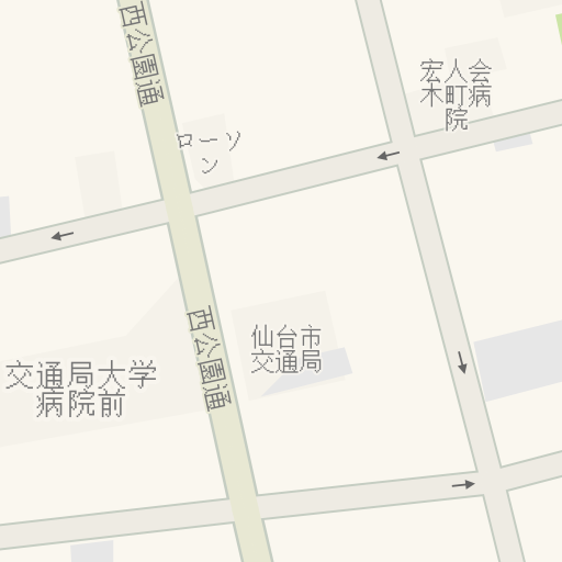 去北三番丁公園 仙台市青葉区的驾驶路线 Waze