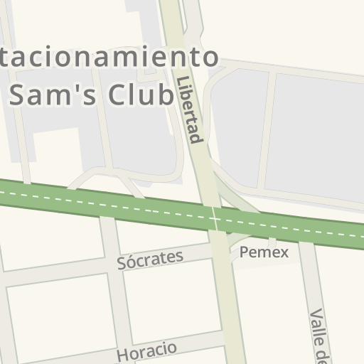 Información de tráfico en tiempo real para llegar a Sam's Club, Libertad,  Durango - Waze