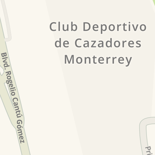 Información de tráfico en tiempo real para llegar a Club Deportivo De Cazadores  Monterrey, Aaron Sáenz Garza, 1719, Monterrey - Waze