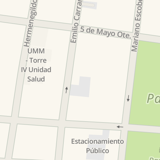 Información de tráfico en tiempo real para llegar a Tienda Naturista El  Girasol, MORELOS OTE, 101, Monterrey - Waze