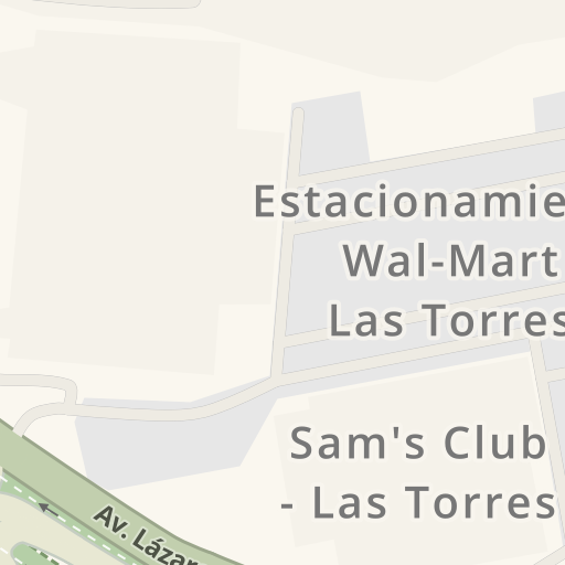 Напътствия до Sam's Club - Las Torres, Av. Eugenio Garza Sada, Monterrey -  Waze