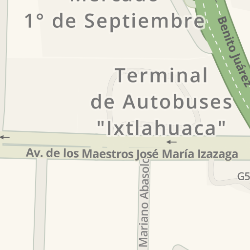 Información de tráfico en tiempo real para llegar a Centro Comercial Plaza  Las Bugambilias, Benito Juárez, Ixtlahuaca de Rayón - Waze