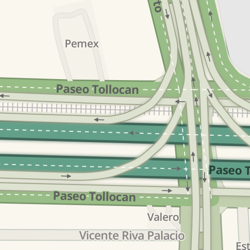 Información de tráfico en tiempo real para llegar a CLUB FERRETERO, Av.  Paseo Tollocan, 1231, San Mateo Atenco - Waze