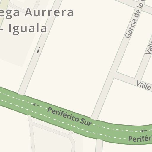 Información de tráfico en tiempo real para llegar a Sam's Club - Iguala,  Periférico Sur, Iguala de la Independencia - Waze
