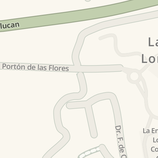 Información de tráfico en tiempo real para llegar a La Enramada Lomas  Country Club, Av. Portón de las Flores, #36, Huixquilucan - Waze