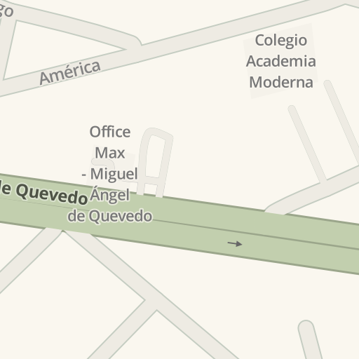 Driving directions to Europe Collection Services . de ., 1032 Avenida  M. Á. de Quevedo, México . - Waze