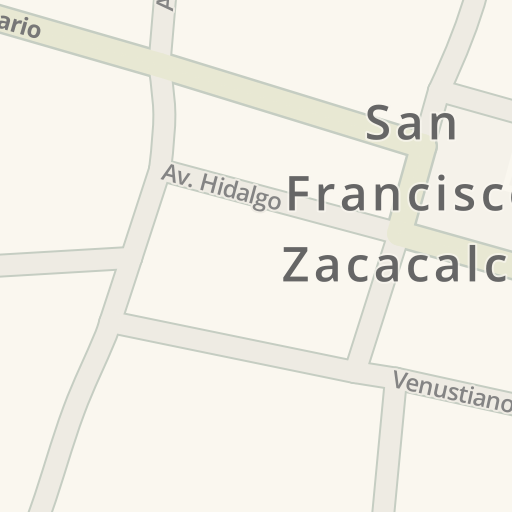 Driving directions to Tienda Comex, S/N Hidalgo, San Francisco Zacacalco -  Waze