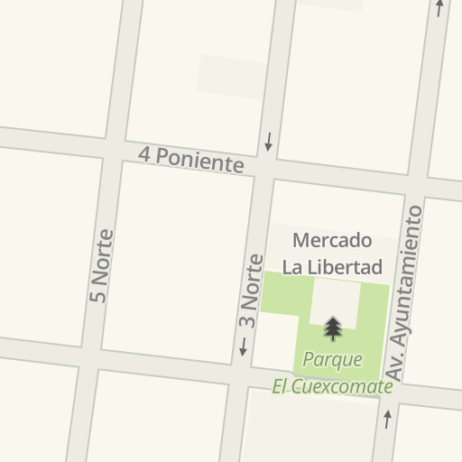 Información de tráfico en tiempo real para llegar a Iglesia Adventista del Séptimo  Día - La Libertad, Calle 6 Sur, 107, Puebla - Waze