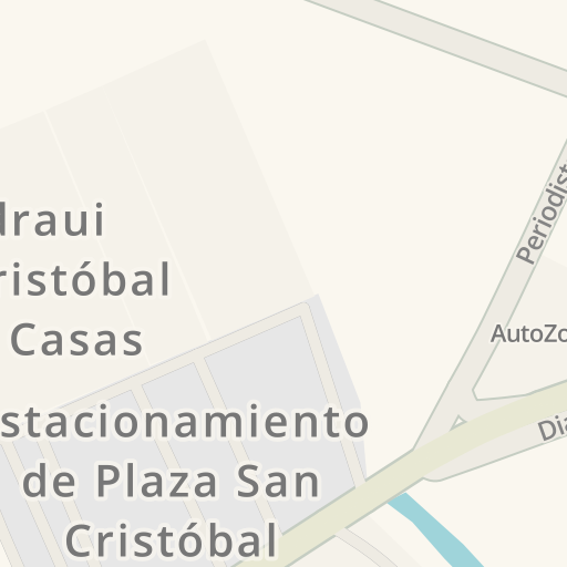 Información de tráfico en tiempo real para llegar a Coppel - San Cristóbal,  Diagonal Hermanos Paniagua, 50, San Cristóbal de Las Casas - Waze