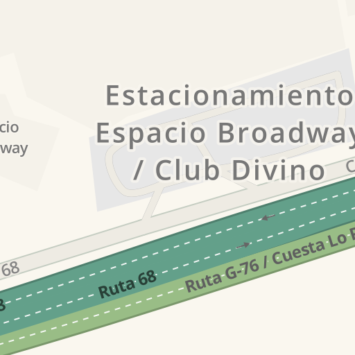 Información de tráfico en tiempo real para llegar a Club Divino Santiago,  Pudahuel - Waze