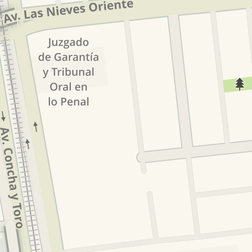 Información de tráfico en tiempo real para llegar a Nike Factory Store, Av.  Concha y Toro, Puente Alto - Waze