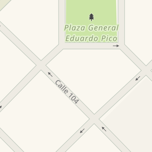 Información de tráfico en tiempo real para llegar a Club Ferro Carril Oeste,  C. 17, 110, Gral. Pico - Waze