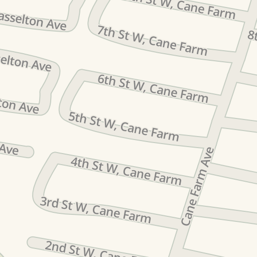 Driving directions to Bow Wow Pet Supplies LTD 1 5th St W Cane