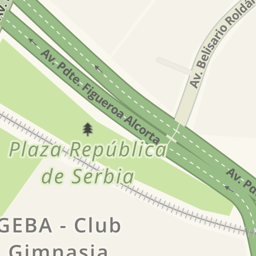 Driving directions to Club Universitario de Buenos Aires (.A.), 4950  Av. Belisario Roldán, CABA - Waze