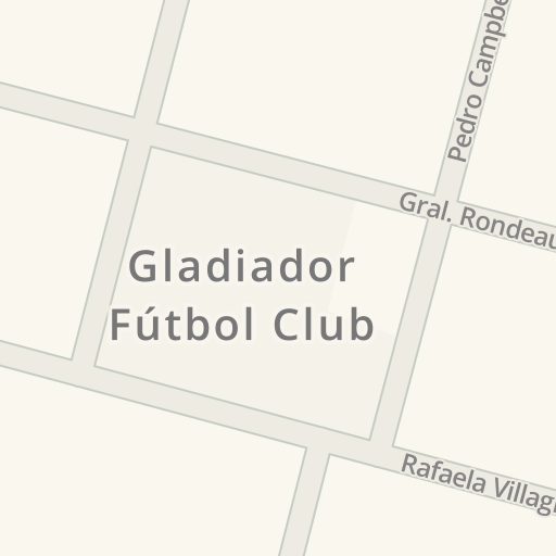 Información de tráfico en tiempo real para llegar a Gladiador Fútbol Club,  Rafaela Villagran de Artigas, Salto - Waze