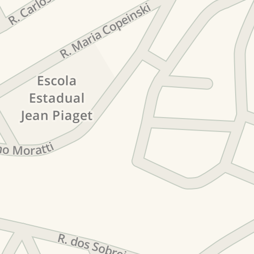 Driving directions to Escola Estadual Jean Piaget 191 R. Maria