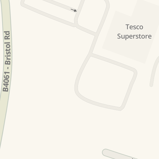 Driving directions to Tesco Superstore Midland Way Thornbury Waze