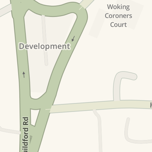 Driving directions to Woking Sexual Health Clinic 3 Heathside Rd