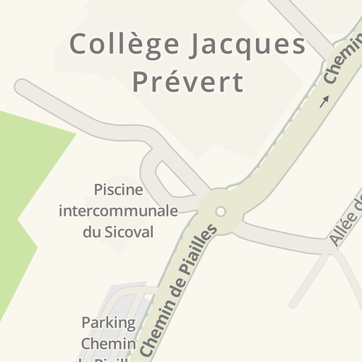 Informations Routieres Pour Vous Rendre Apiscine Intercommunale Du Sicoval Impasse Jacques Prevert 1 Saint Orens De Gameville Waze