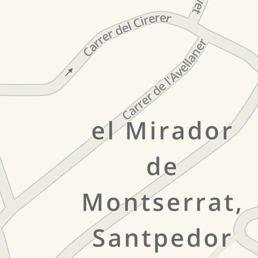 Routenanweisung Zu Restaurant Mirador De Montserrat Carrer Del Boix Santpedor Waze