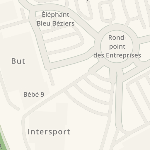 去la Compagnie Du Lit Rond Point Des Entreprises 4 Beziers 的驾驶路线 Waze