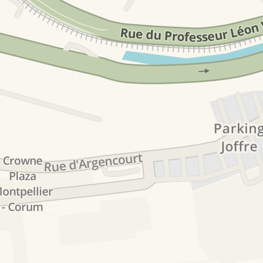 Driving directions to Clinique V t rinaire du Corum 3 Avenue Jean