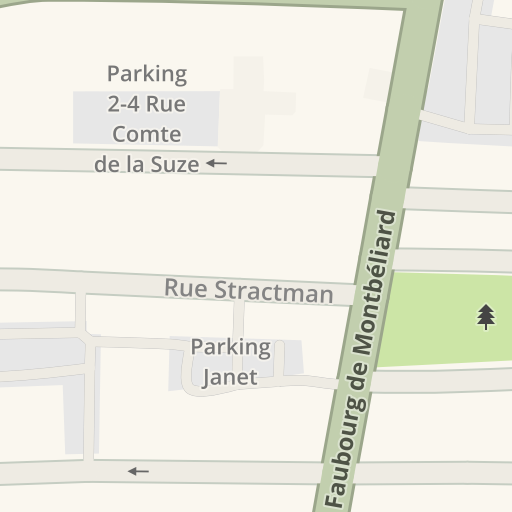 Driving directions to Jacqueline Riu 7 Faubourg de France