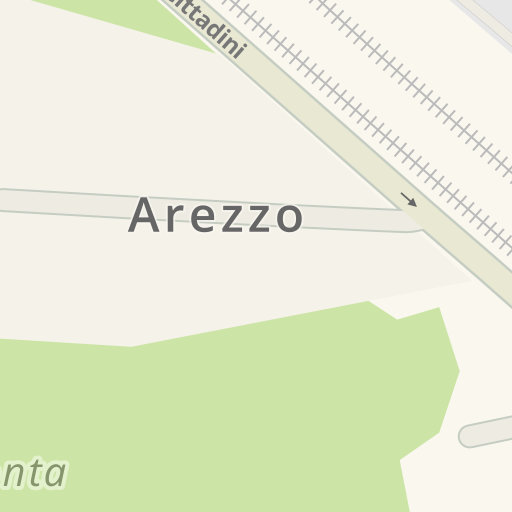 Driving directions to Arezzo Terminal Viale Piero della Francesca