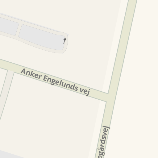 Building 101, Anker vej, 1, Kongens Lyngby的驾驶路线-