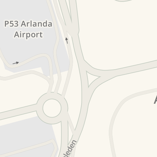 Ajo-ohjeet määränpäähän Arlanda Airport P57, Stockholm-Arlanda - Waze