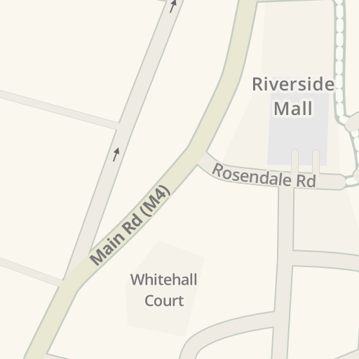 Driving directions to Riverside Mall Parking, Rosendale Rd, Cape Town - Waze