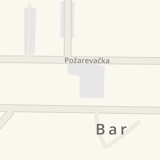 Driving directions to Poljoprivredna škola, Bar - Waze