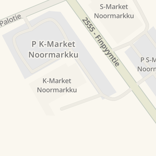 Driving directions to K-Market Noormarkku, 2 Palotie, Pori - Waze