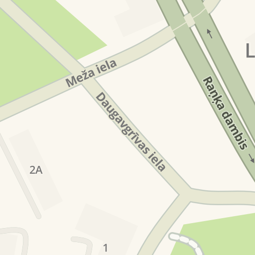 Routebeschrijving naar Meža iela, 4A, Rīga - Waze