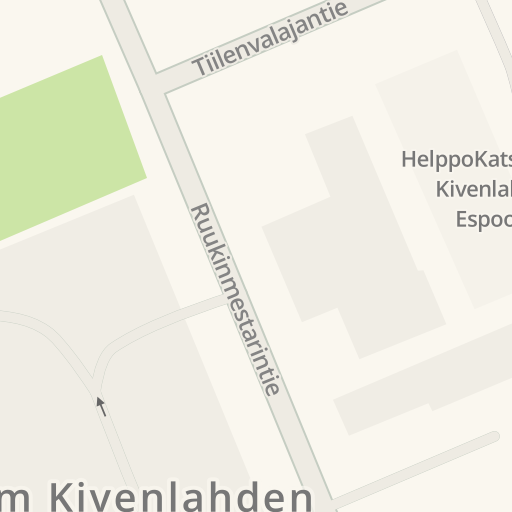 Driving directions to Onninen Express Espoo Kivenlahti, Ruukintie, 18,  Espoo - Waze